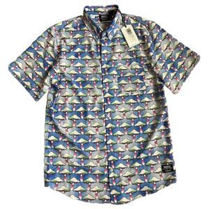 WeSC Unisex Oden Shroomspiracy Mushroom Print Shirt NWT Men S, Wmn S